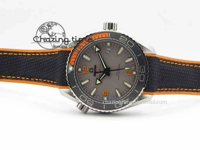 0411 UrbanStyle Planet Ocean 2016 43.5mm SS OM 1:1 Best Edition Gray Dial On Black Nylon Strap A 8168